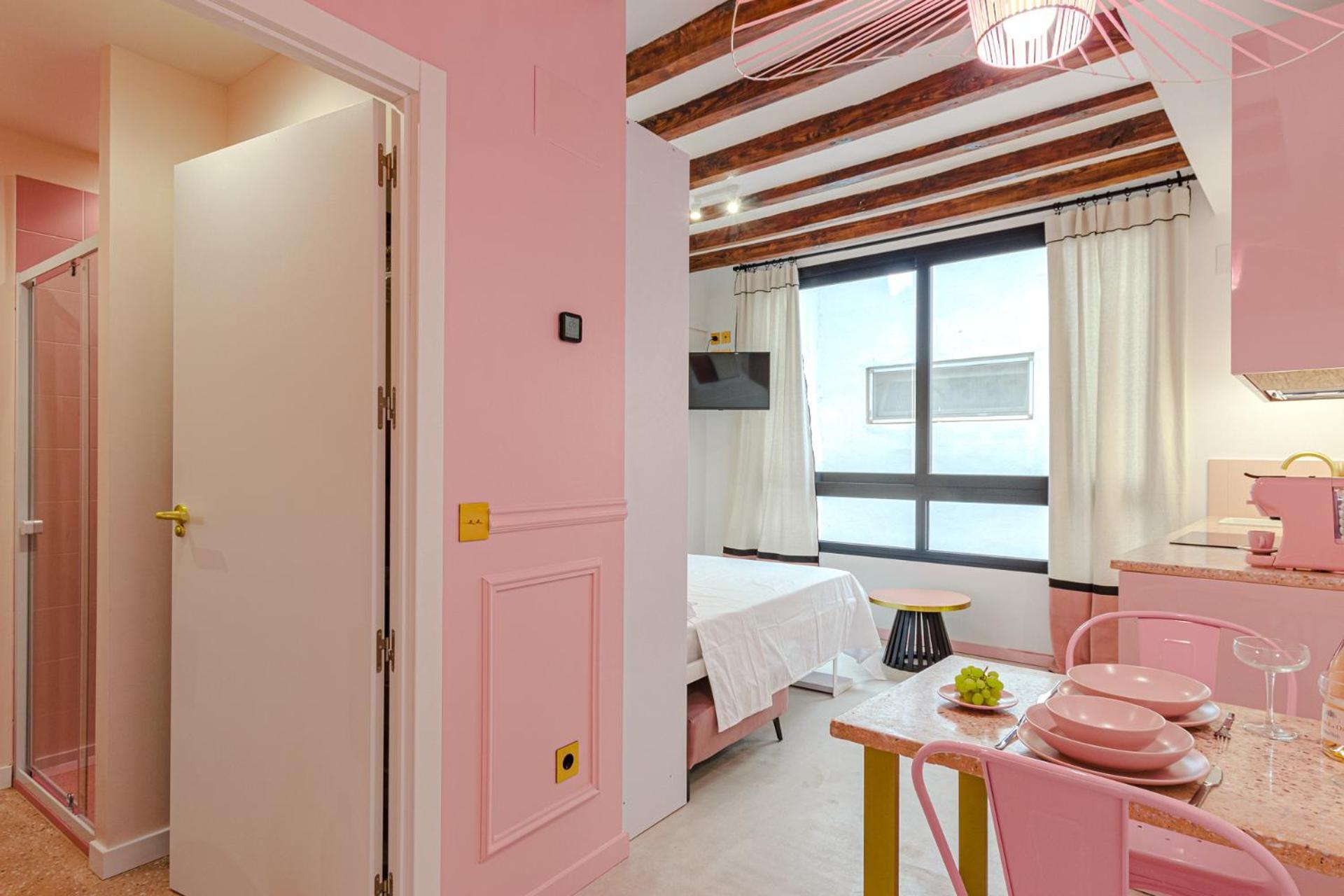 Glamorous Pink Studio In City Center Apartment Alicante Exterior photo